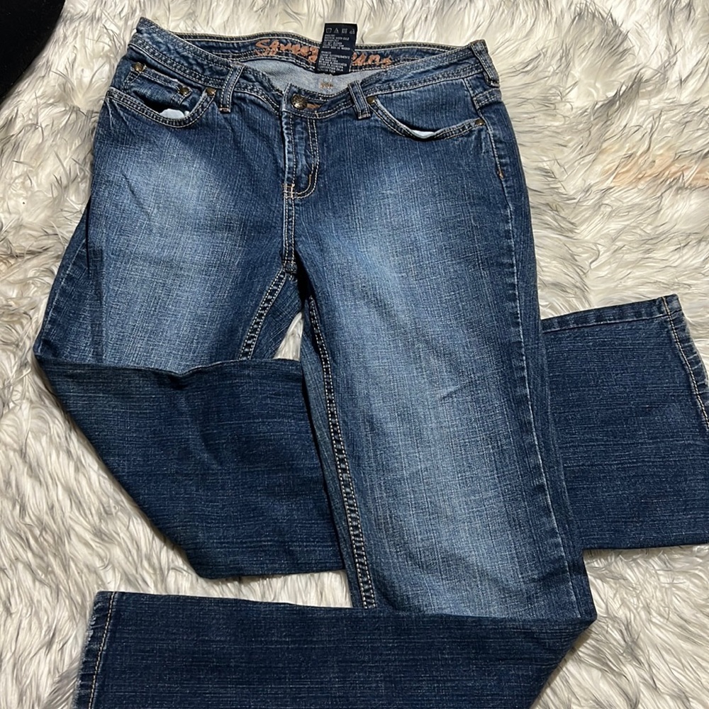 Savage Jeans Women Size 9/10 Blue Denim Jeans Boot Cut Country